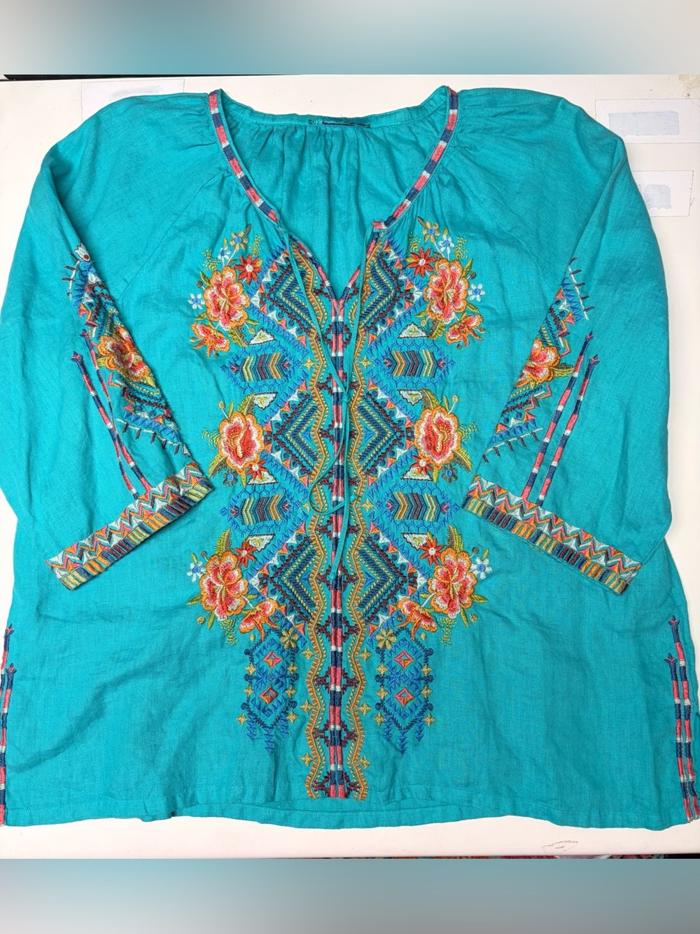 Johnny Was Sentrie Peasant Blouse - Picture 11 of 13
